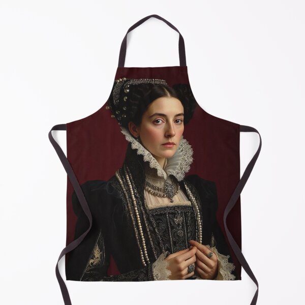 Item preview, Elizabeth Bathory vintage royal portrait art designed and sold by Vintage Designs +.