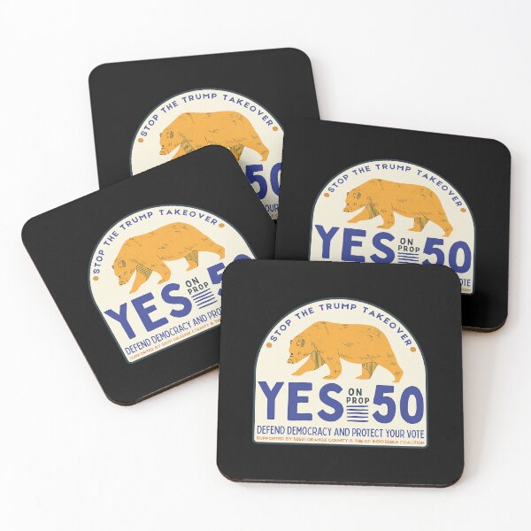 Item preview, Golden Bear - Yes On Prop 50 designed and sold by shaylinconven.