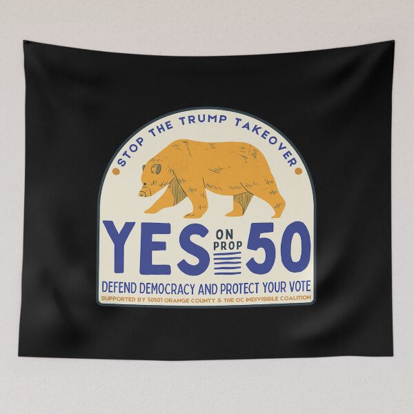 Item preview, Golden Bear - Yes On Prop 50 designed and sold by shaylinconven.