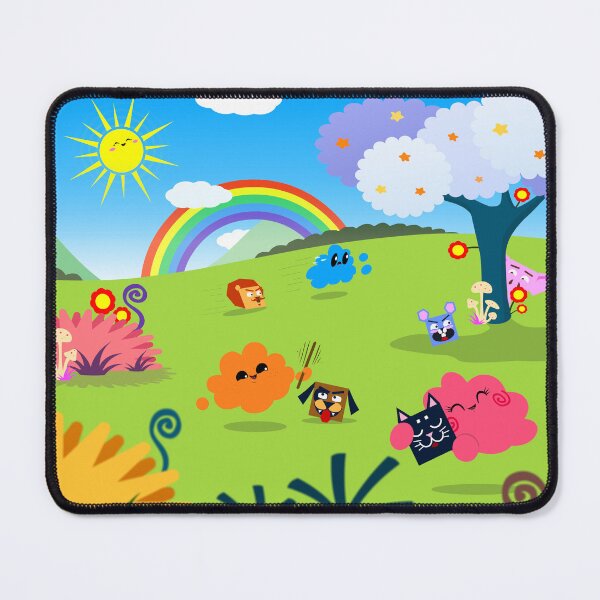 Item preview, Happy Colorful Planet with Cute and Magical Creatures V2 designed and sold by Liron Peer's Magical Store.