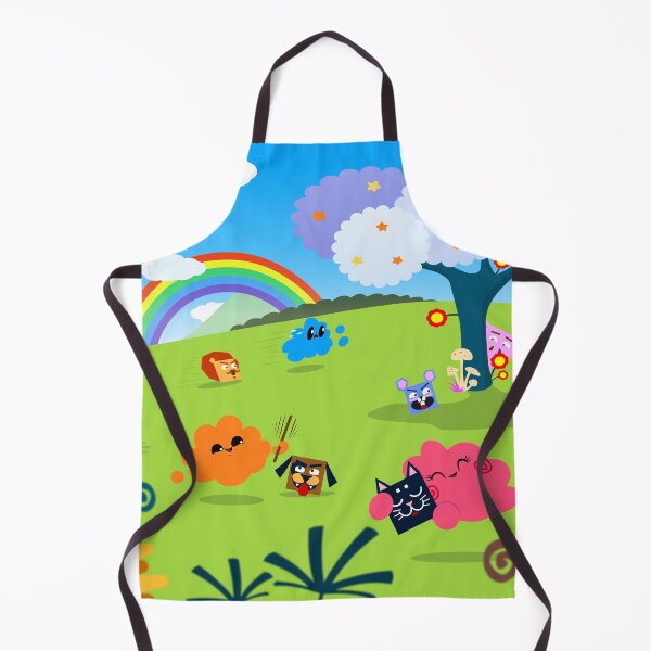 Item preview, Happy Colorful Planet with Cute and Magical Creatures V2 designed and sold by Liron Peer's Magical Store.