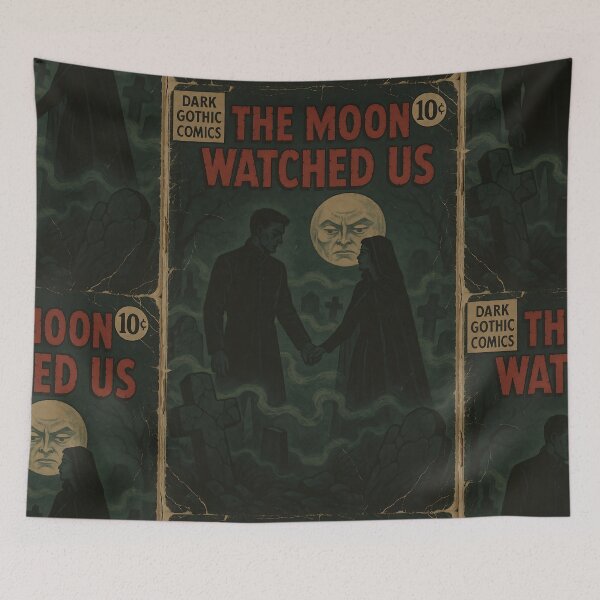 Item preview, Dark Gothic Art: The moon watched us designed and sold by bapupa.