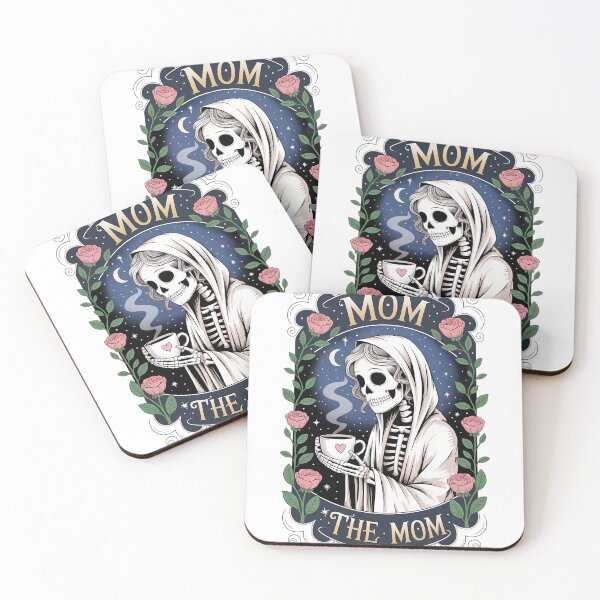 Item preview, Skeleton Mom Coffee Gothic PNG designed and sold by Charlietule.