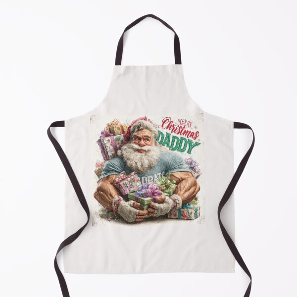 Item preview, Daddy Christmas – Funny Muscular Santa Illustration designed and sold by Maryna_Reine.