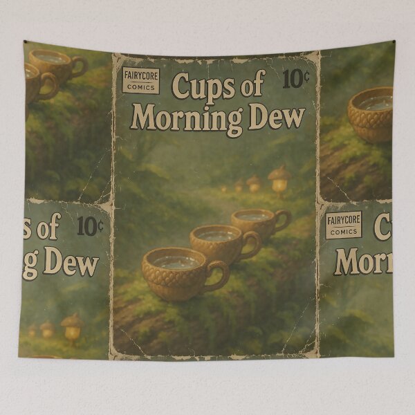 Item preview, Dreamy Fairycore Art: Cups of morning dew designed and sold by bapupa.
