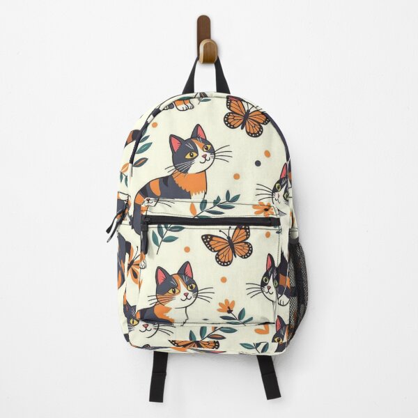 Item preview, Calico cats chasing butterflies  designed and sold by Purple_Lines.