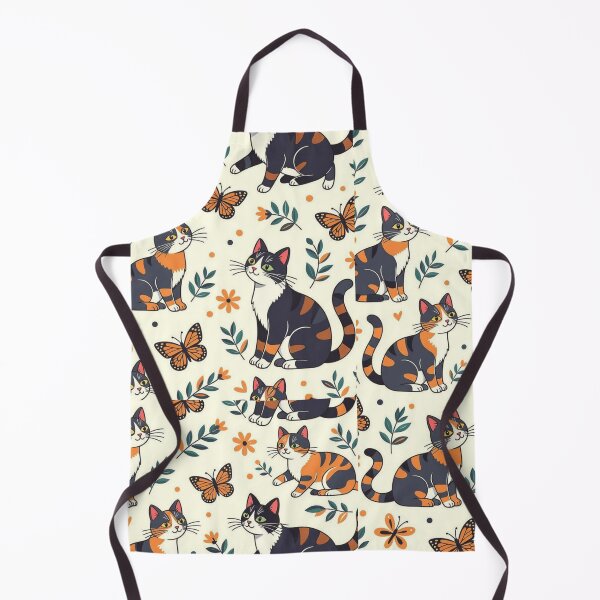 Item preview, Calico cats chasing butterflies designed and sold by Purple_Lines.