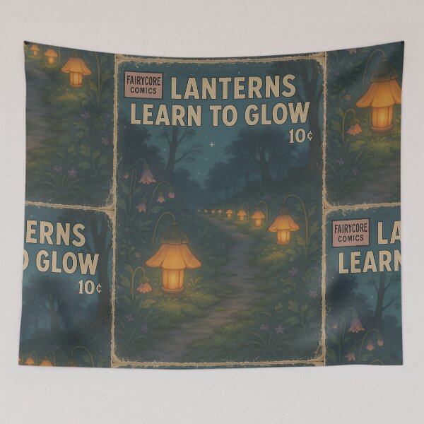 Item preview, Dreamy Fairycore Art: Lanterns learn to glow designed and sold by bapupa.
