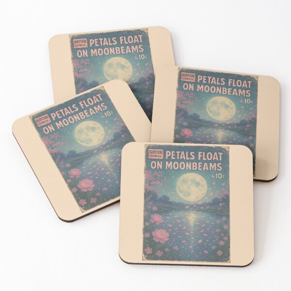 Item preview, Dreamy Fairycore Art: Petals float on moonbeam designed and sold by bapupa.