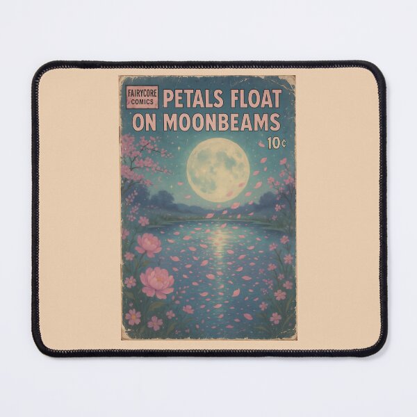 Item preview, Dreamy Fairycore Art: Petals float on moonbeam designed and sold by bapupa.