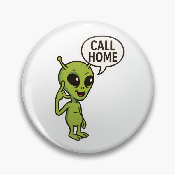Item preview, Alien – Call Home Sticker designed and sold by FunnyCuteArt.