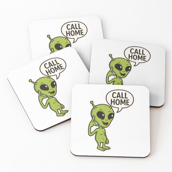 Item preview, Alien – Call Home Sticker designed and sold by FunnyCuteArt.