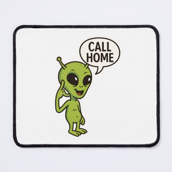 Item preview, Alien – Call Home Sticker designed and sold by FunnyCuteArt.