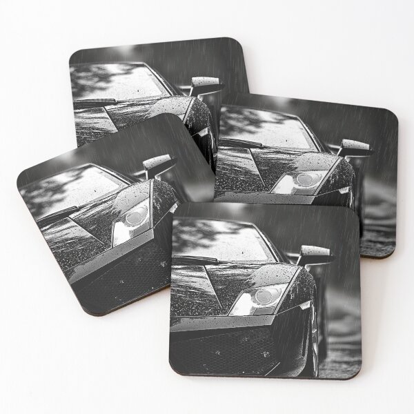 Item preview, Lamborghini Gallardo gleaming in the rain on a city street designed and sold by Jerhus.