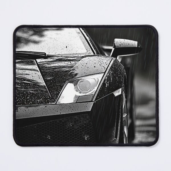 Item preview, Lamborghini Gallardo gleaming in the rain on a city street designed and sold by Jerhus.