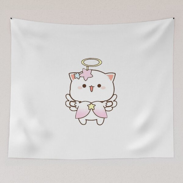 Item preview, white cat designed and sold by maisabel7tfh.