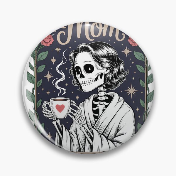 Item preview, Gothic Skeleton Mom Coffee PNG designed and sold by Charlietule.