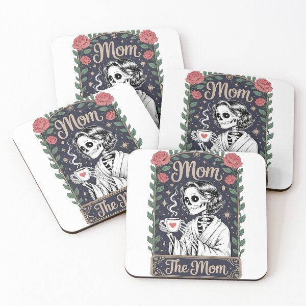 Item preview, Gothic Skeleton Mom Coffee PNG designed and sold by Charlietule.