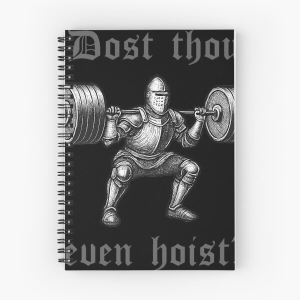 Item preview, Dost Thou Even Hoist Medieval Knight Gym designed and sold by megmao.