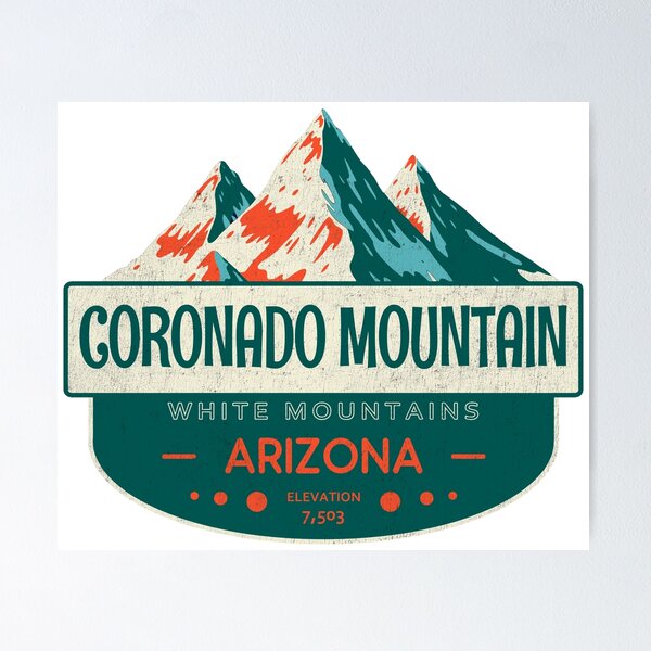 Item preview, Coronado Mountain, White Mountains, Arizona, Mountain Design designed and sold by Wanderful-roads.