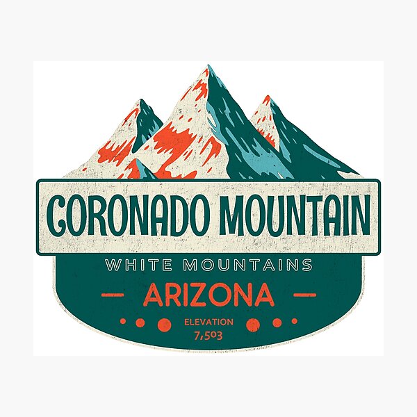 Item preview, Coronado Mountain, White Mountains, Arizona, Mountain Design designed and sold by Wanderful-roads.