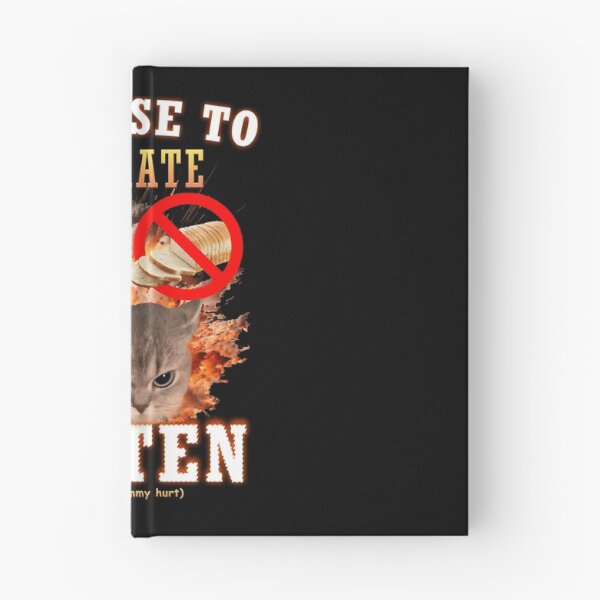 Item preview,  I Refuse To Tolerate Gluten Funny Cat Meme designed and sold by soilabrandin.