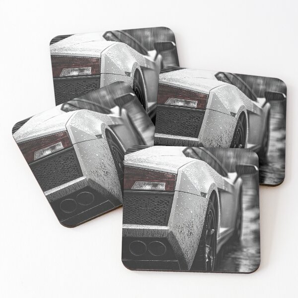 Item preview, Lamborghini Gallardo gleaming in the rain in the city designed and sold by Jerhus.