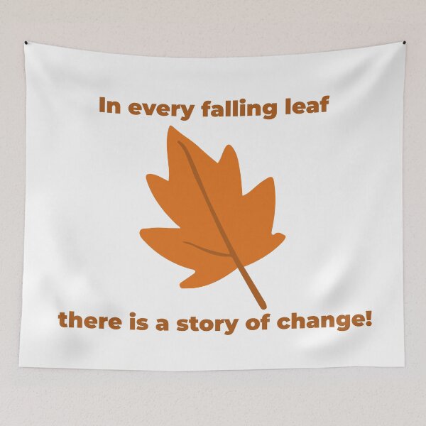 Item preview, In Every Falling Leaf - Inspirational Autumn Quote designed and sold by DKunic.