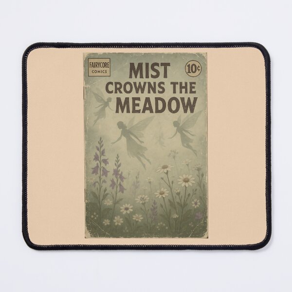 Item preview, Ethereal Fairycore Art: Mist crowns the meadow designed and sold by bapupa.