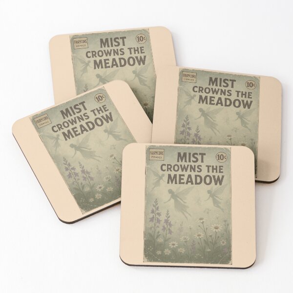 Item preview, Ethereal Fairycore Art: Mist crowns the meadow designed and sold by bapupa.
