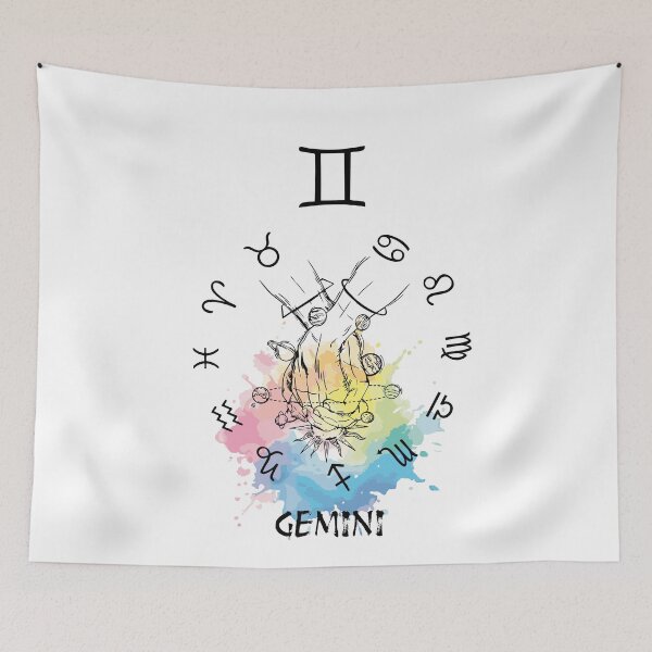 Artikelvorschau, Gemini Aura Horoscope Art entworfen und verkauft von Hori4on.