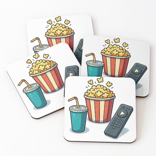 Item preview, Movie Night Essentials Popcorn, Drink, Remote designed and sold by Jack’s Shirts Craft.
