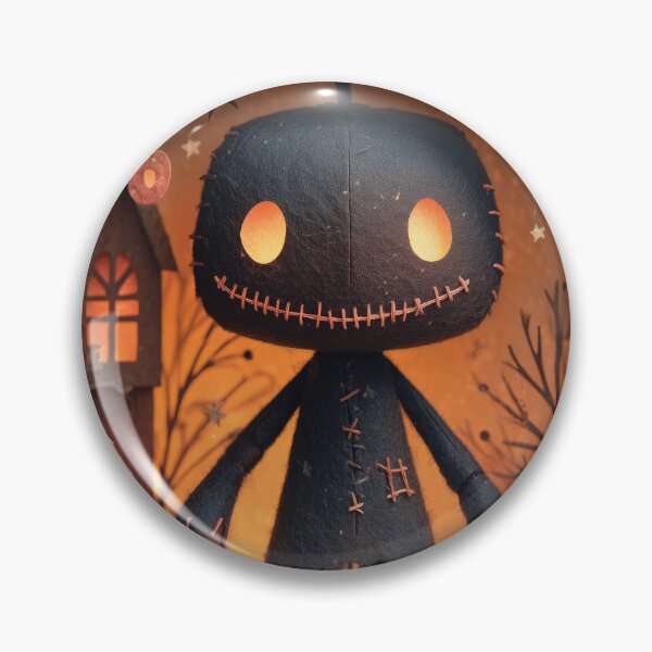Item preview, Paper-Cut Stitched Pumpkin Doll — Cozy Halloween Shadowbox designed and sold by AJ Lab.