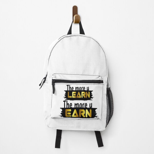 Item preview, Learn and Earn Gold Typography designed and sold by Tofimo.