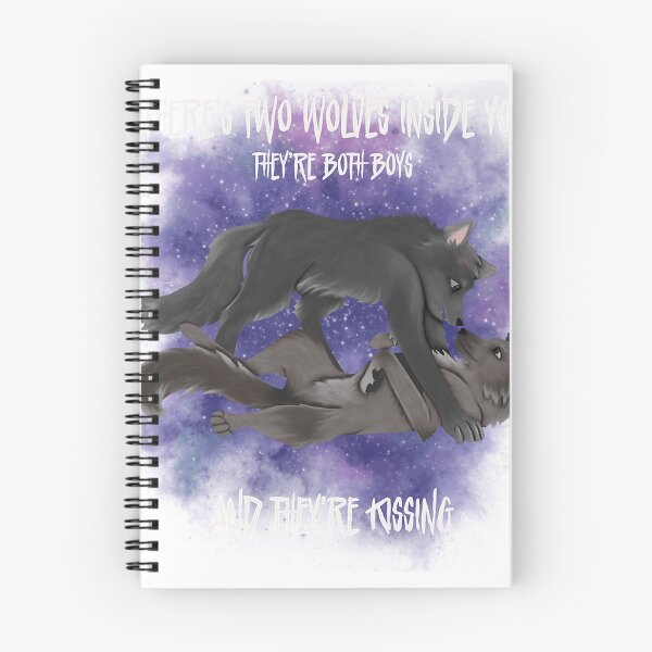 Item preview, Theres Two Wolves Inside You designed and sold by buttonnatan.