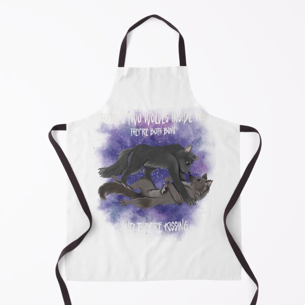 Item preview, Theres Two Wolves Inside You designed and sold by buttonnatan.