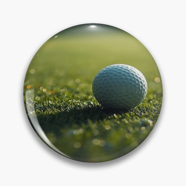 Artikelvorschau, Perfekter Golfball auf dem grünen Feld entworfen und verkauft von VISTRAS.