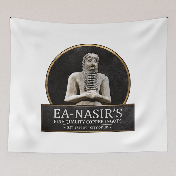 Item preview, Ea-Nasir'S Fine Quality Copper Ingots - Funny Bronze Age History Meme designed and sold by buttonnatan.