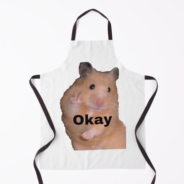 Item preview, Hamster Meme Saying Okay Hamster Meme designed and sold by buttonnatan.