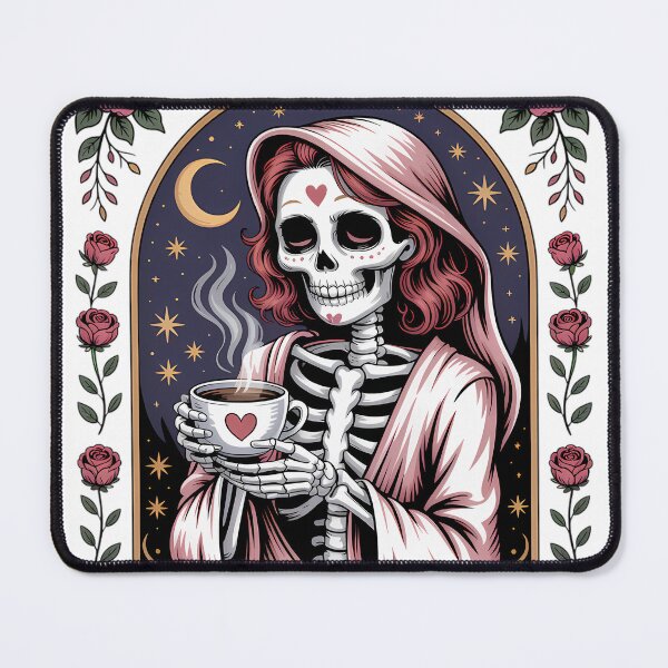 Item preview, Gothic Skeleton Mom Coffee PNG designed and sold by Charlietule.
