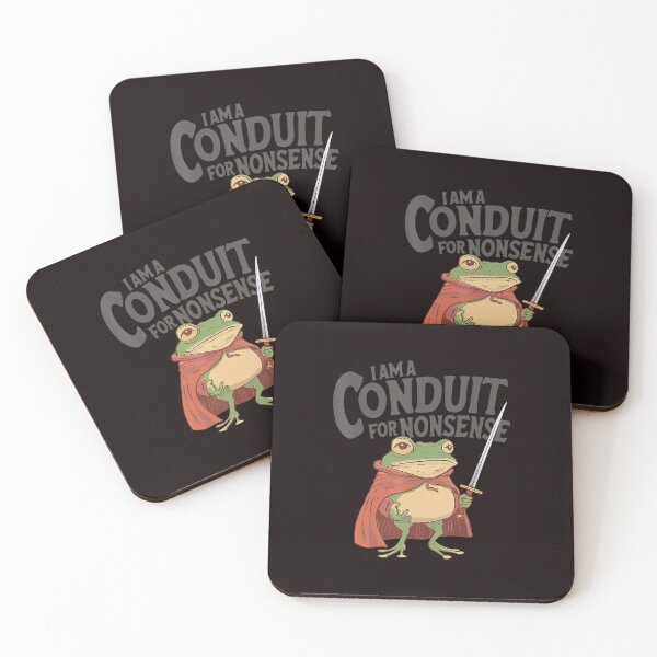 Item preview,  I Am A Conduit For Nonsense Meme Funny Frog designed and sold by jarmarcussevag.