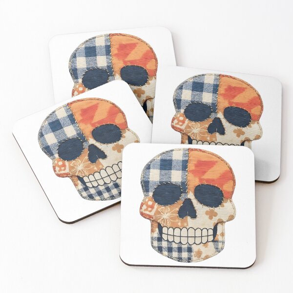 Item preview, Halloween Patchwork Skull designed and sold by Dalmarpeysson.