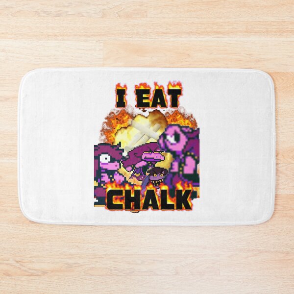 Item preview, I Eat Chalk Susie Deltarune designed and sold by buttonnatan.