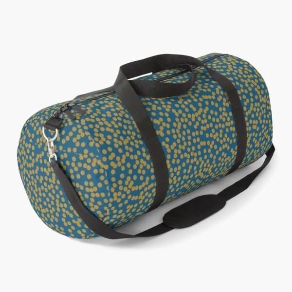 Item preview, Minimalist Dot Pattern – Amber Haze on Transformative Teal designed and sold by Creative_Canvas.