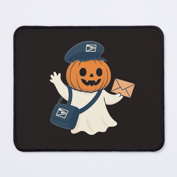Item preview, Postal Worker Pumpkin Ghost | Funny Halloween Post Office Staff T-Shirt designed and sold by sssweetness.