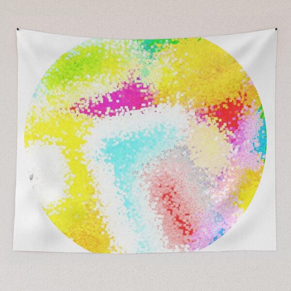 Item preview, jumbled air spray round abstract design designed and sold by SmashingDeals.