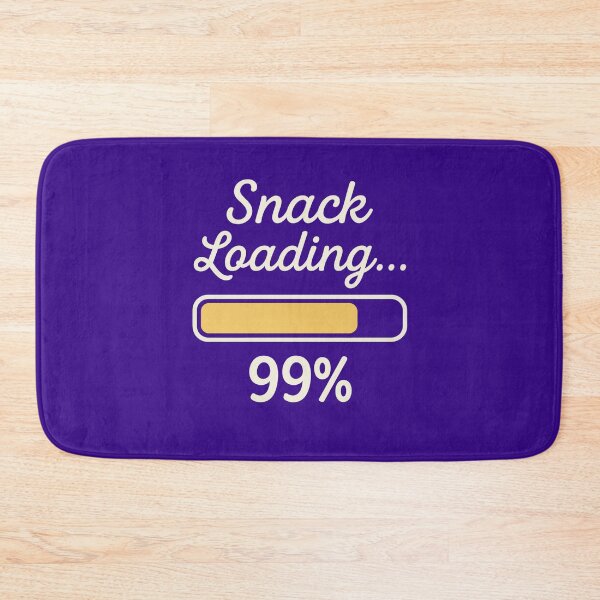 Item preview, Snack Loading 99% – Funny Food Lover Design designed and sold by SlomianyPisarz.