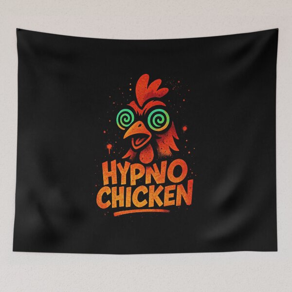 Item preview, Funny Hypno Chicken Cartoon Design designed and sold by Dogdogdesignsart .