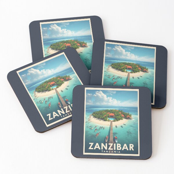 Item preview, A Vintage Illustration of Zanzibar - Tanzania  designed and sold by GoodOldVintage.