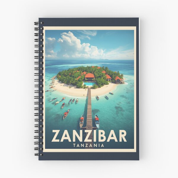Item preview, A Vintage Illustration of Zanzibar - Tanzania  designed and sold by GoodOldVintage.